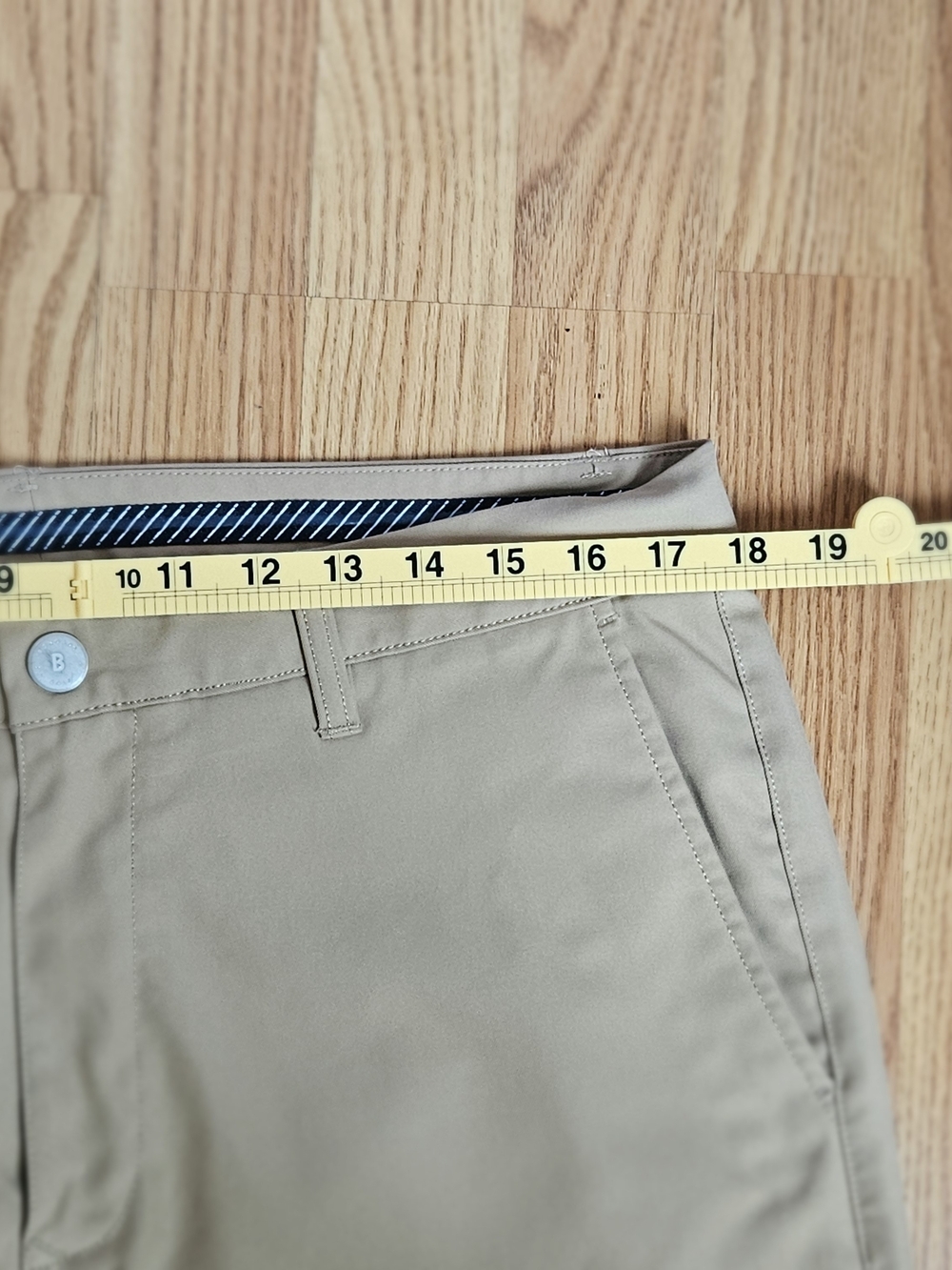 Bonobos Golf Khaki Tan Pants 34x30 Athletic Fit Beige Lightweight - Picture 6 of 16
